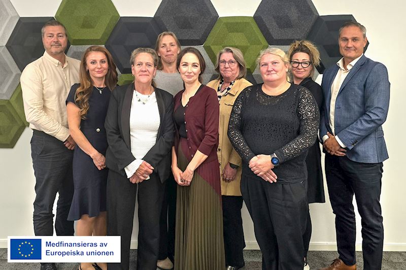 Projektgruppen ESF-projekt Framtidssäkra kompetens tillsammans.